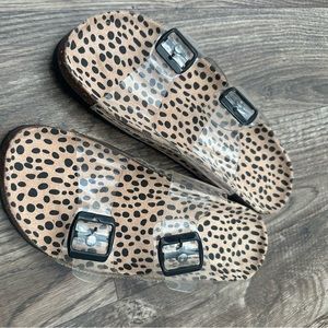 Cute clear birks lookalike